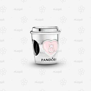Pandora Take a Break Coffee Cup Charm